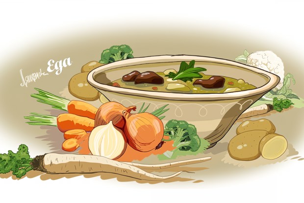 Суп из потрохов