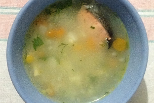Суп из семги