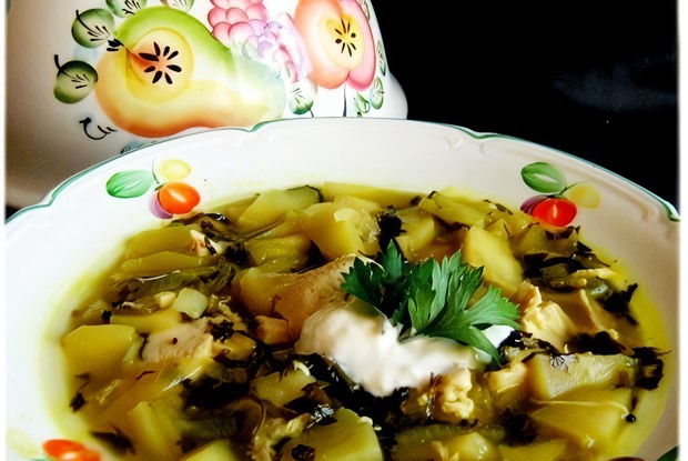 Суп карри с яблоками