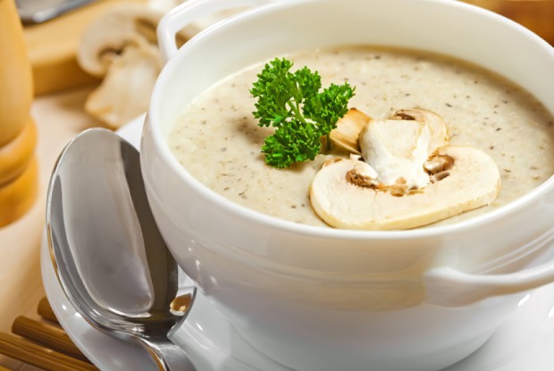 Суп крем из шампиньонов.