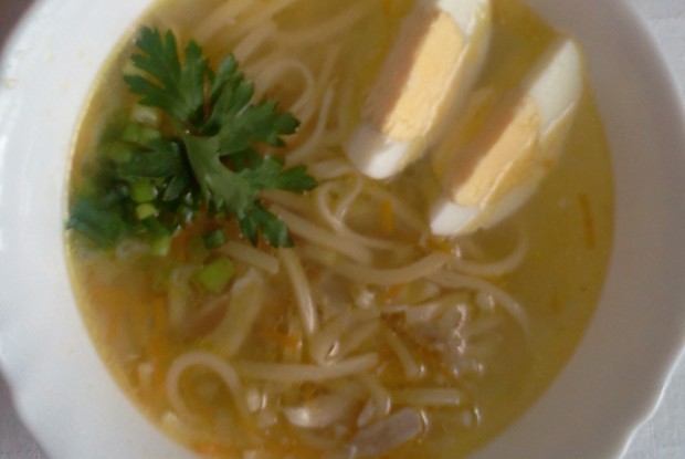 Суп лапша куриная