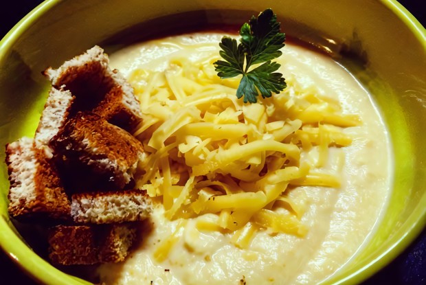 Суп-пюре из кабачка и цветной капусты