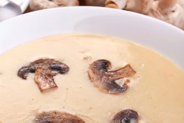 Суп-пюре из свежих грибов