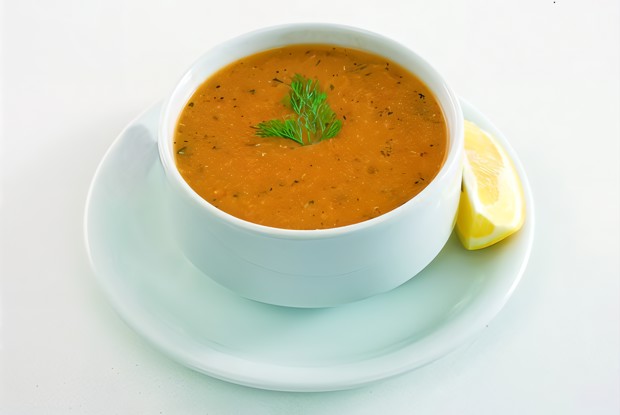 Суп-пюре из жареного пастернака со специями