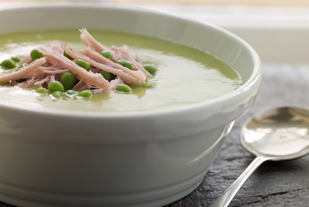 Суп-пюре с колбасой