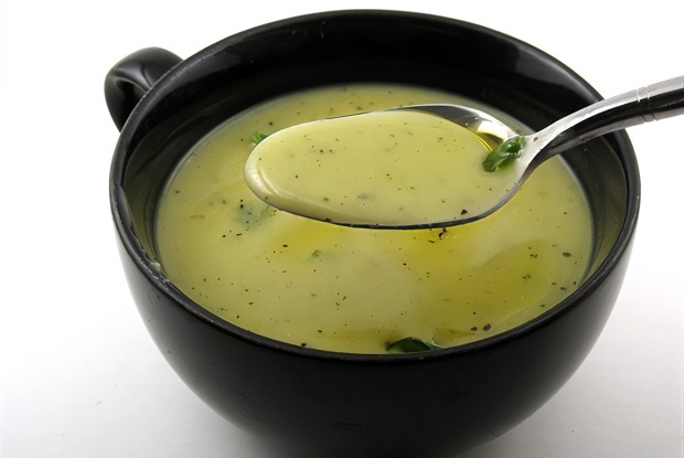 Суп-пюре с овечьим сыром