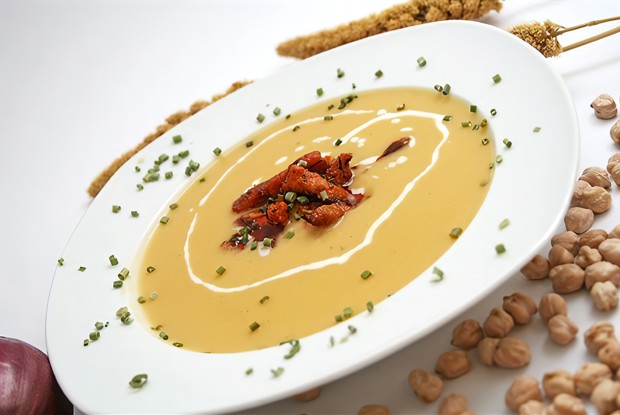 Суп-пюре с турецким горохом