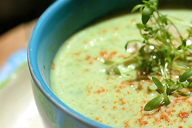 Суп с цукини и сыром