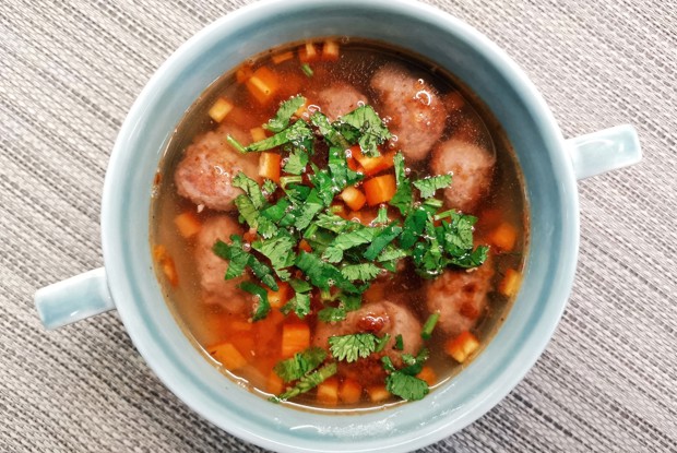 Суп с фрикадельками