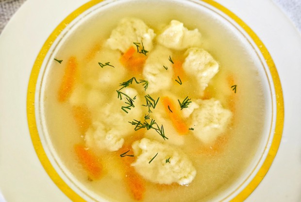 Суп с галушками
