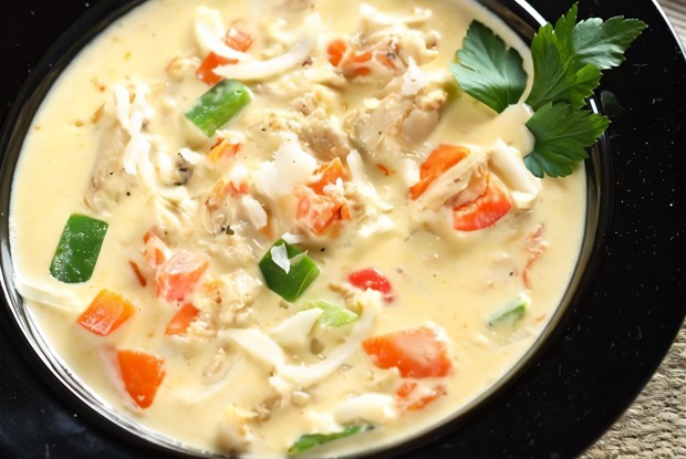 Суп с грибами и курицей