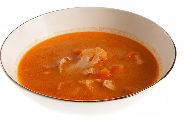 Суп с рисом и цветной капустой в тайском стиле