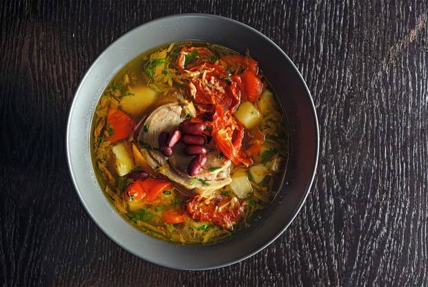 Суп с рулькой