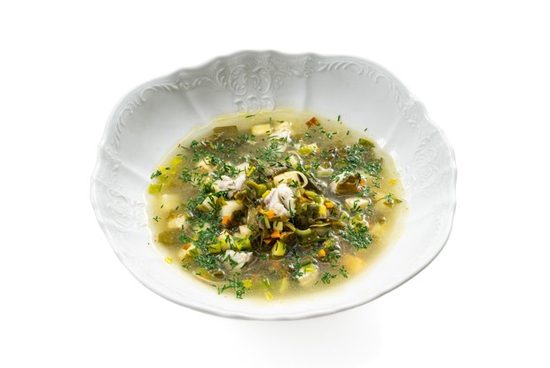 Суп со щавелем