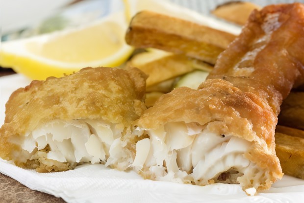 Сушеная треска во фритюре