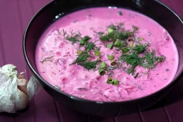 Свекольник на кефире