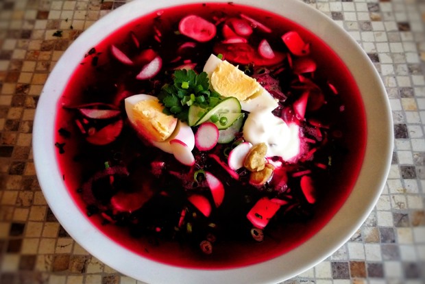 Свекольник на квасе