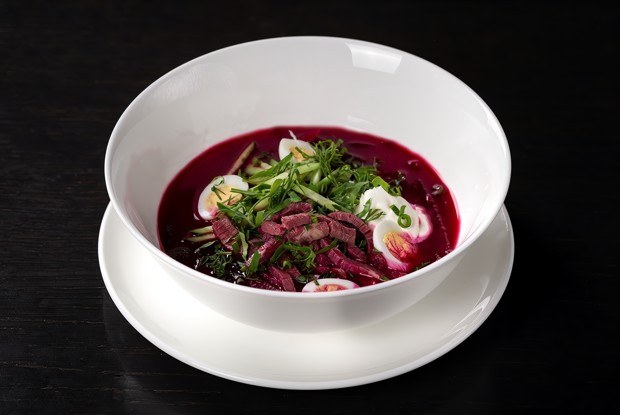 Свекольник с пастрами