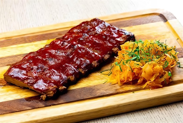 Свиные ребра под соусом Jack Daniel's