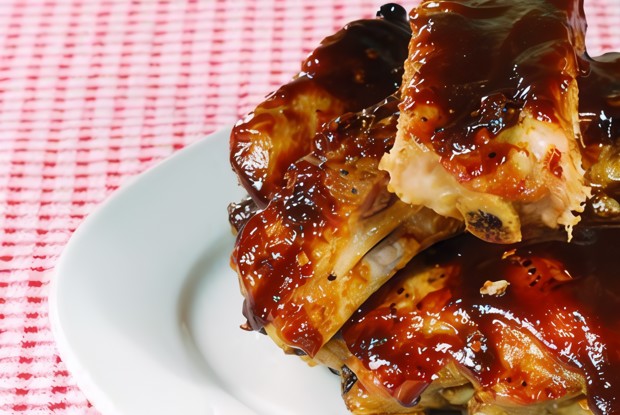 Свиные ребра в пиве