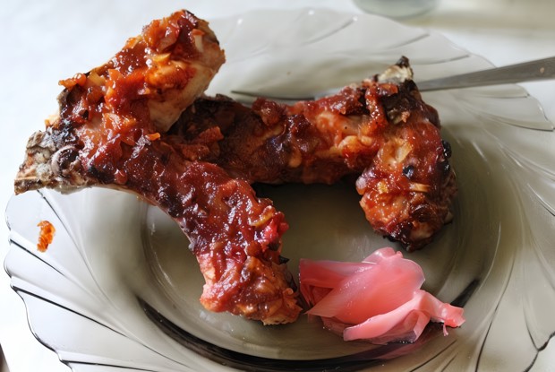 Свиные ребрышки барбекю в духовке