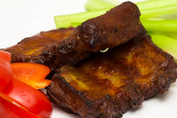 Свиные ребрышки на гриле