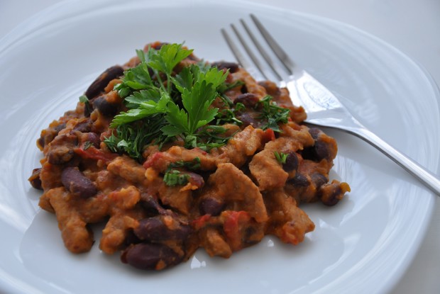 Свинина с фасолью