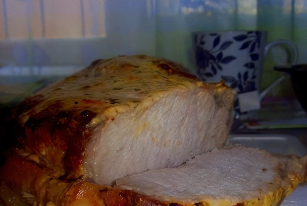 Свинина в горчично-сметаном соусе