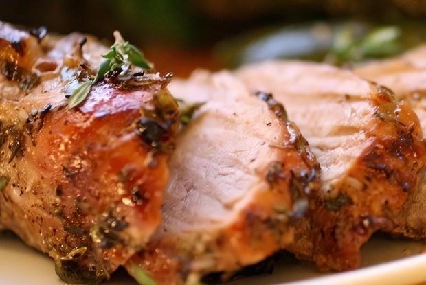 Свинина, запеченная с розмарином