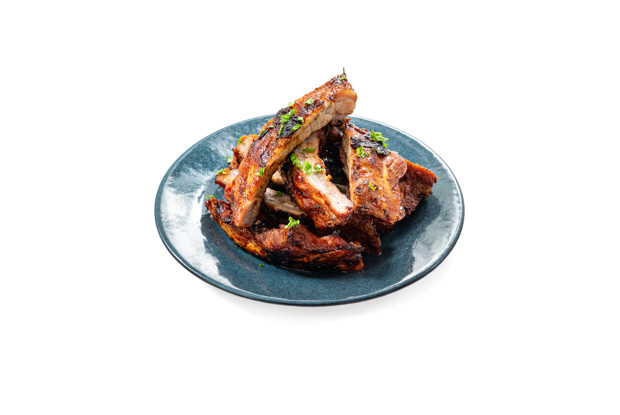 Свиные ребра на мангале