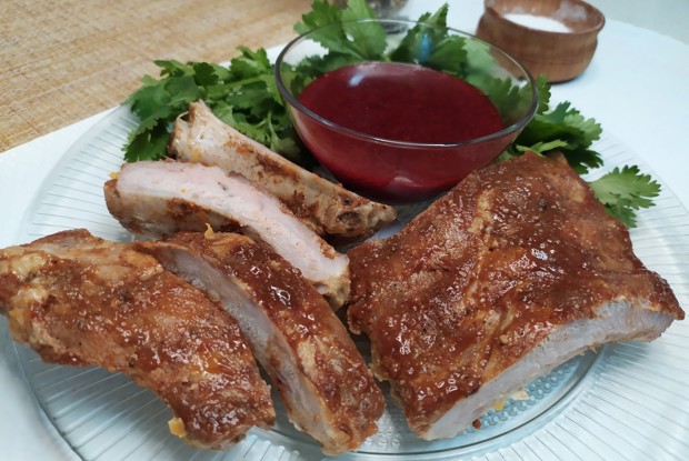 Свиные ребра в духовке