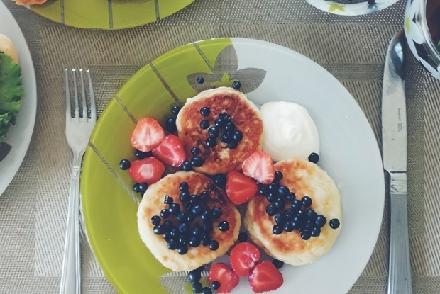 Сырники с шоколадной начинкой