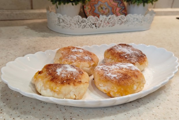 Сырники с запеченной тыквой