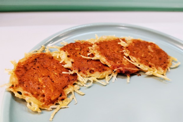 Сырные чипсы с горчицей