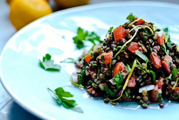 Табуле из чечевицы