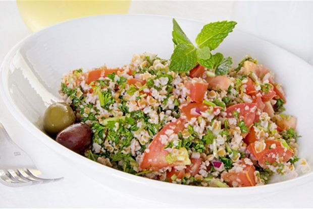 Табуле с крабовым мясом