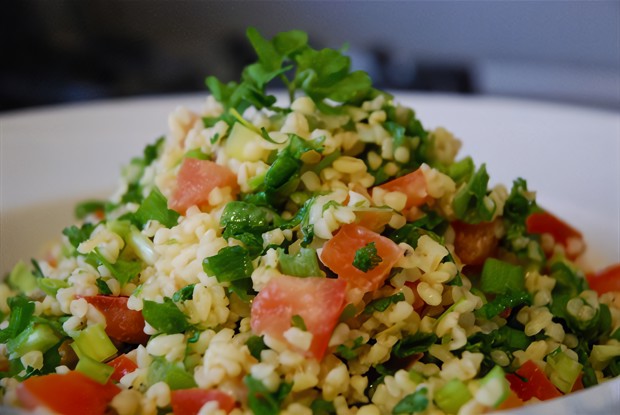 Табуле с зеленым луком