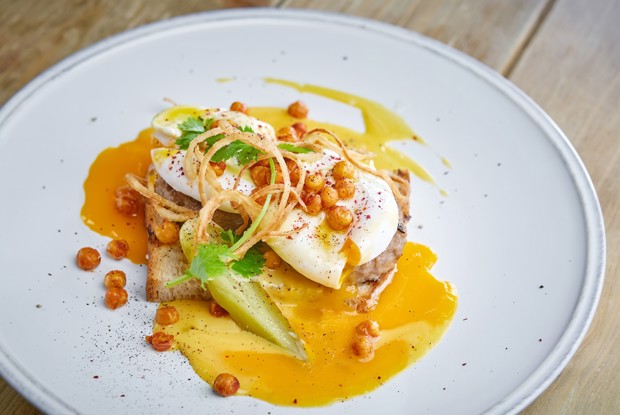 Тако (креветки/авокадо/капуста/яйцо)