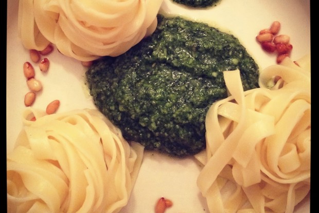 Тальятелле аль песто