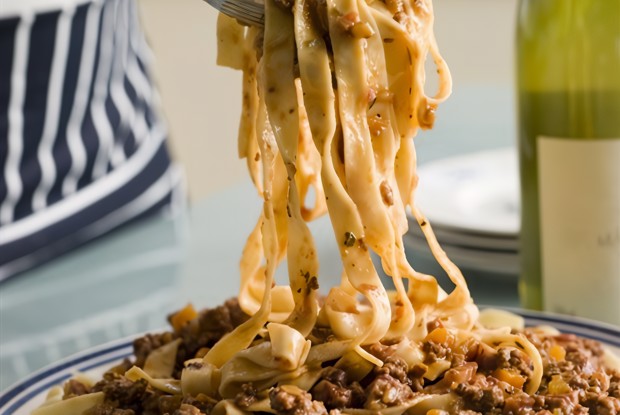 Тальятелле с говяжьим рагу