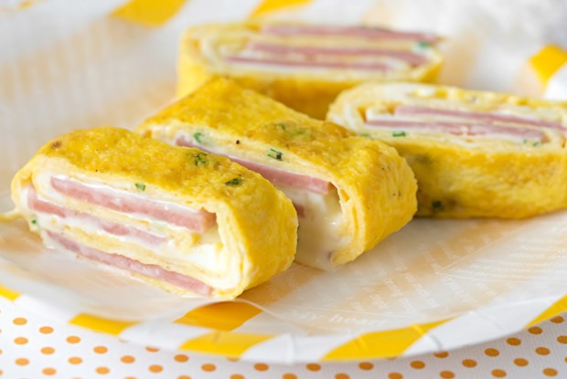 Тамагояки на завтрак