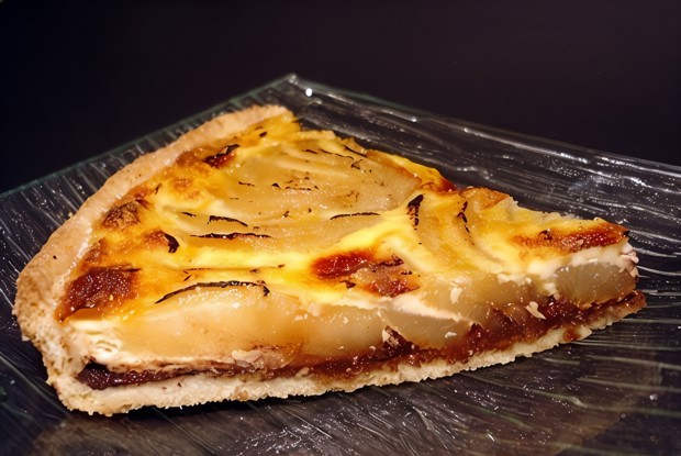 Тарт с грушей и шоколадом