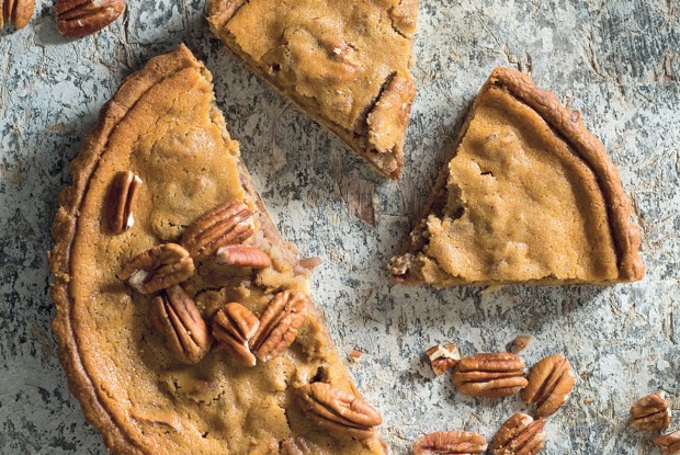 Тарт с орехами пекан