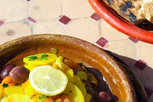 Тажин с курицей