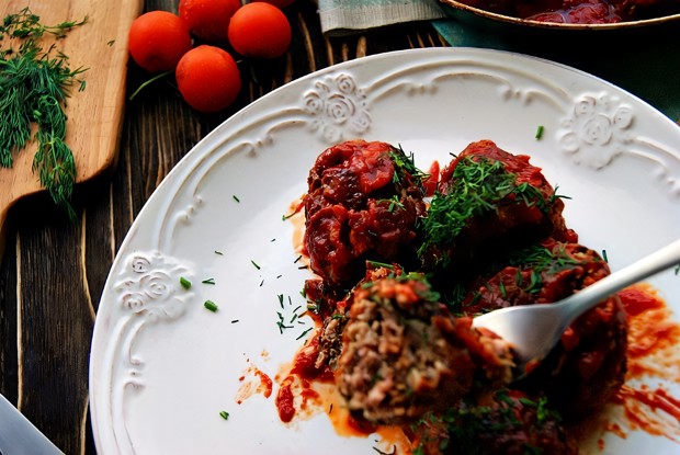 Тефтели в густом томатном соусе