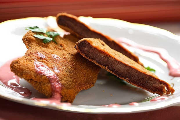 Телятина в пармезане и розмарине