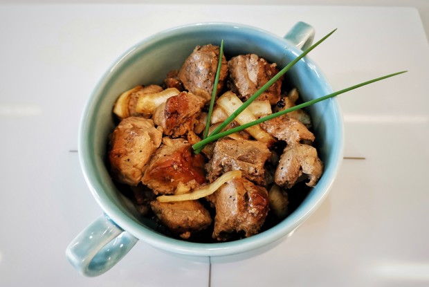 Телячья печень в духовке