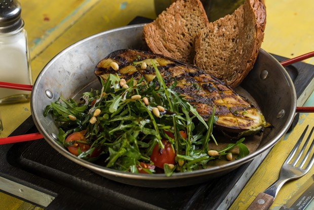 Стейк из баклажана