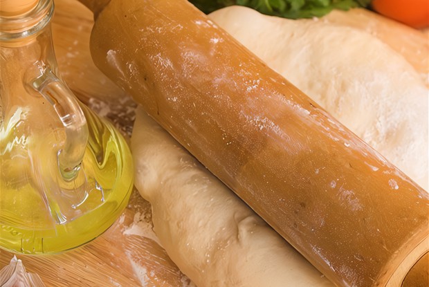 Тесто для пиццы на сковороде