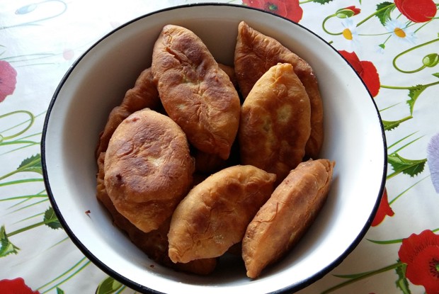 Тесто на кефире для жареных пирожков